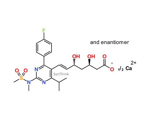 Rosuvastatin EP Impurity B; Rosuvastatin diastereomers; Mixture of RR and SS Rosuvastatin