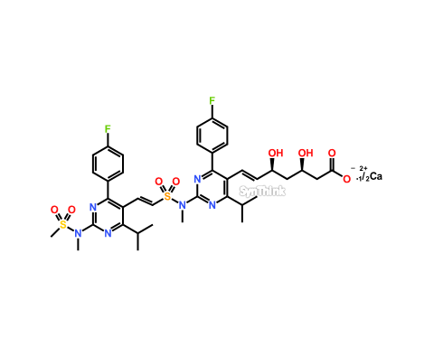 CAS No.: NA - Rosuvastatin EP Impurity J (Calcium Salt)