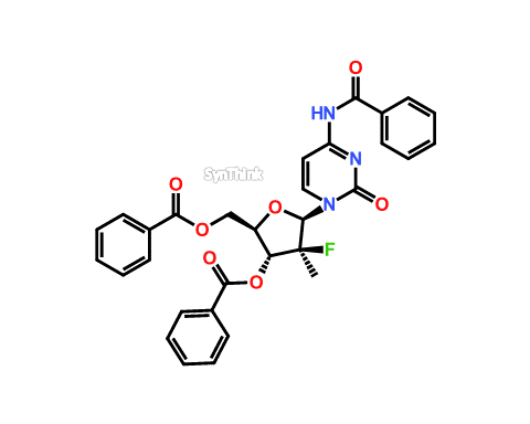 CAS No.: NA - 2'S-β-Fluoro tribenzoyl sofosbuvir intermidiate