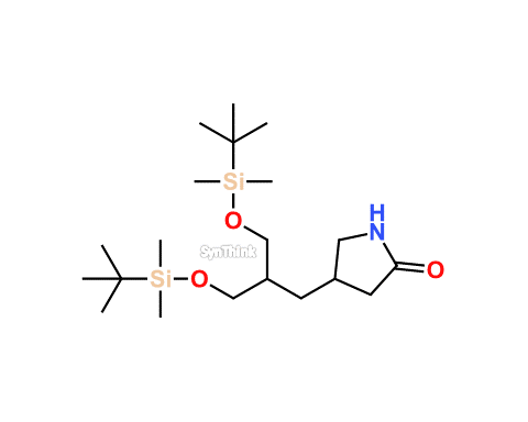 Bis-t-butyldimethylsilyl 6,6’-Dihydroxypregabalin Lactam