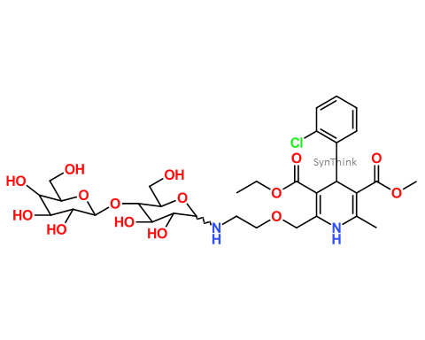CAS No.: 2173291-00-2 - Amlodipine Lactose Adduct (Mixture of Diastereomers)