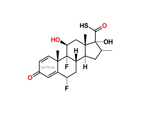 CAS No.: 80473-92-3 - Fluticasone Thioacid Impurity