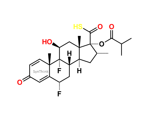 CAS No.: 884332-14-3 - Fluticasone Carbothioic Acid 17-Isobutyrate Impurity