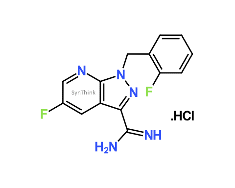 CAS No.: 1426309-48-9 (HCl Salt) - Vericiguat Carboxidamide Hydrochloride Impurity